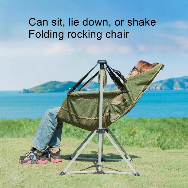 Outdoor Camping Rocker - Outdoor travel rocking chair, portable outdoor