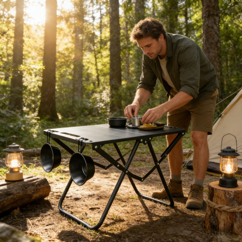 Outdoor Camping Table Foldable - Sand Use Portable Foldable Beach Camping