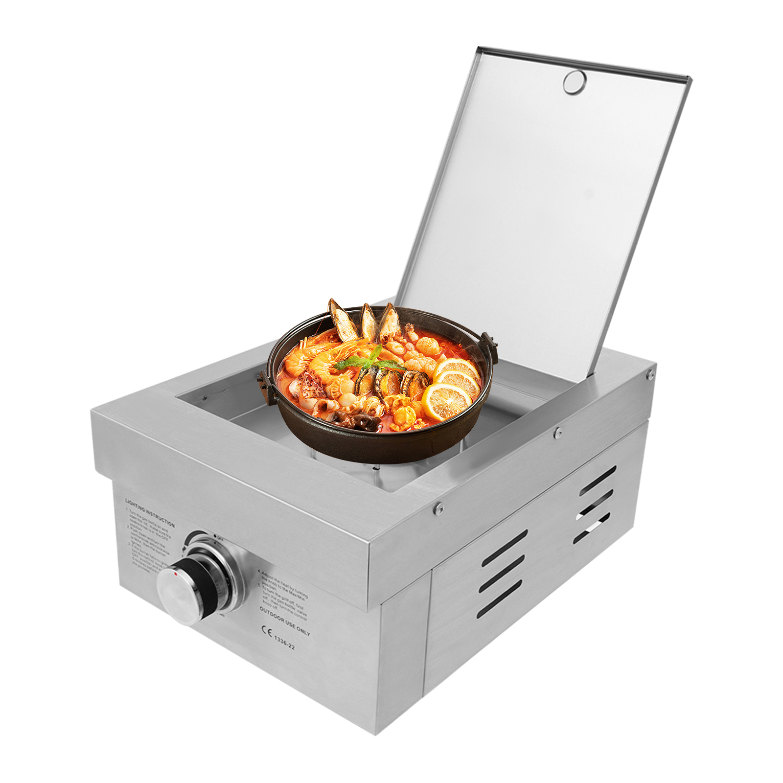 Outdoor Gas Stove - Gas Stove, Embedded/Outdoor, 304 Stainless Steel,