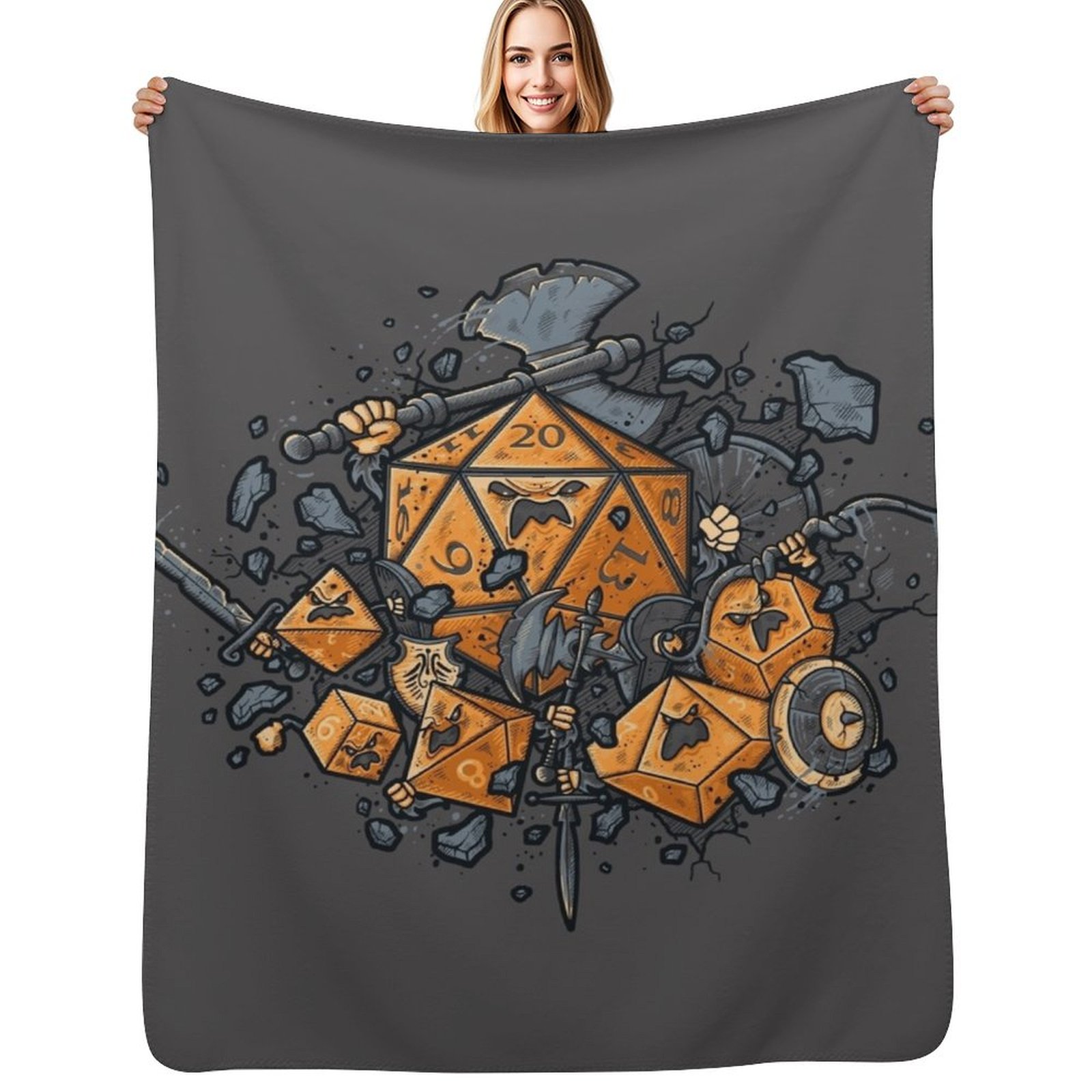 Outdoor Camping Rpg - RPG United Throw Blanket Outdoor Soft