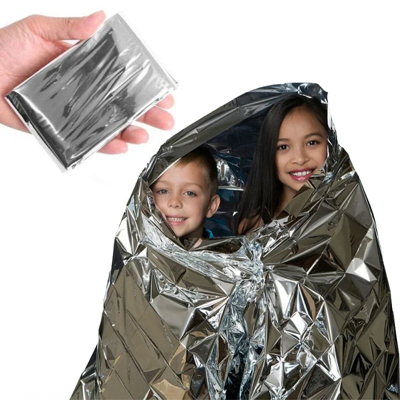 Outdoor Camping Heated Blanket - Emergent Blanket Mylar Thermal Outdoor Survive
