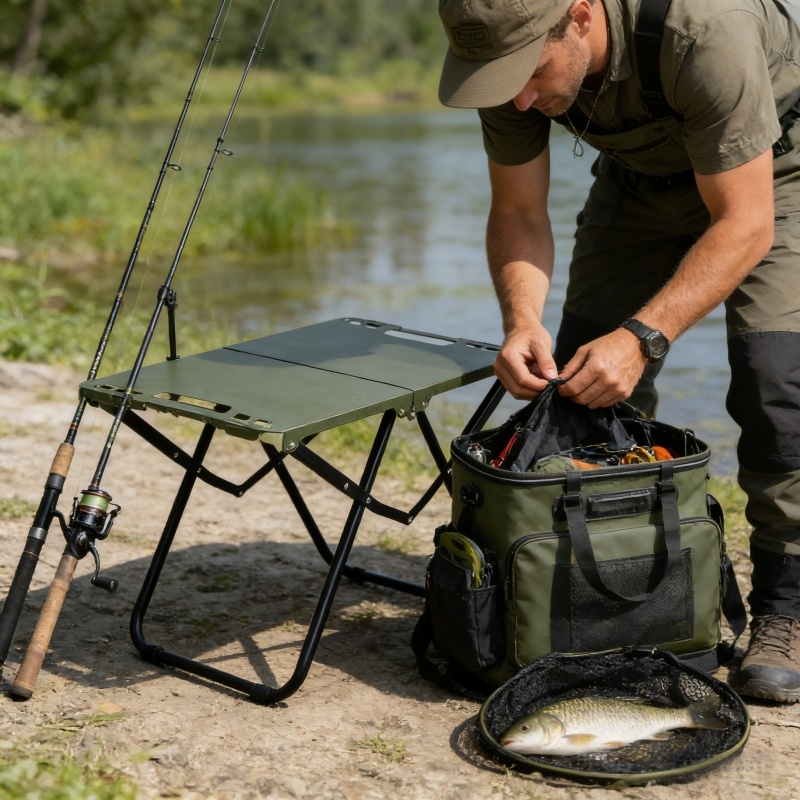Outdoor Camping Table Foldable - Lightweight Folding Picnic Camping Table Portable