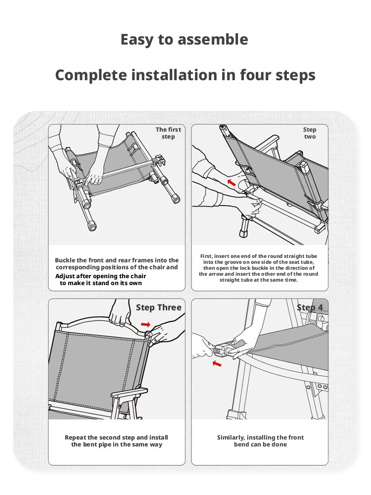 New Camping Chair Quick Open P – Outdoor Camping High Chair Bewertung und Preis