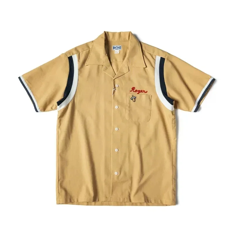 Non Stock Retro Bowling Shirt  – Outdoor Camping Rocker Bewertung und Preis