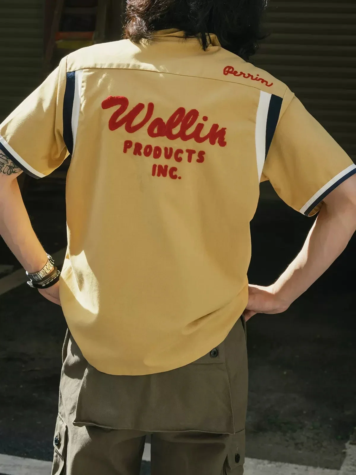 Non Stock Retro Bowling Shirt  – Outdoor Camping Rocker Bewertung und Preis