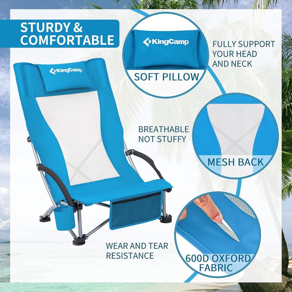 olding Beach Chair 2 Pack High – Outdoor Camping High Chair Bewertung und Preis