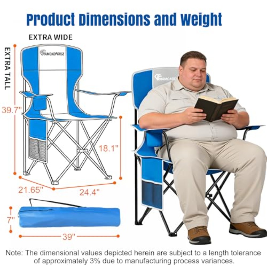 Camping Chairs, 500 LBS Capaci – Outdoor Camping High Chair Bewertung und Preis