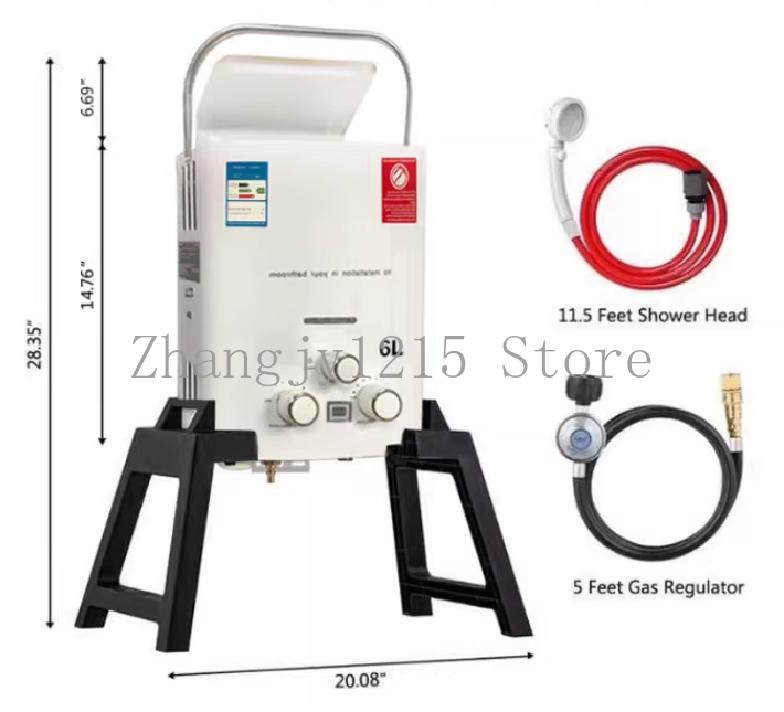 Propane LPG  Gas Tankless Wate – Outdoor Camping Hot Water Shower Bewertung und Preis
