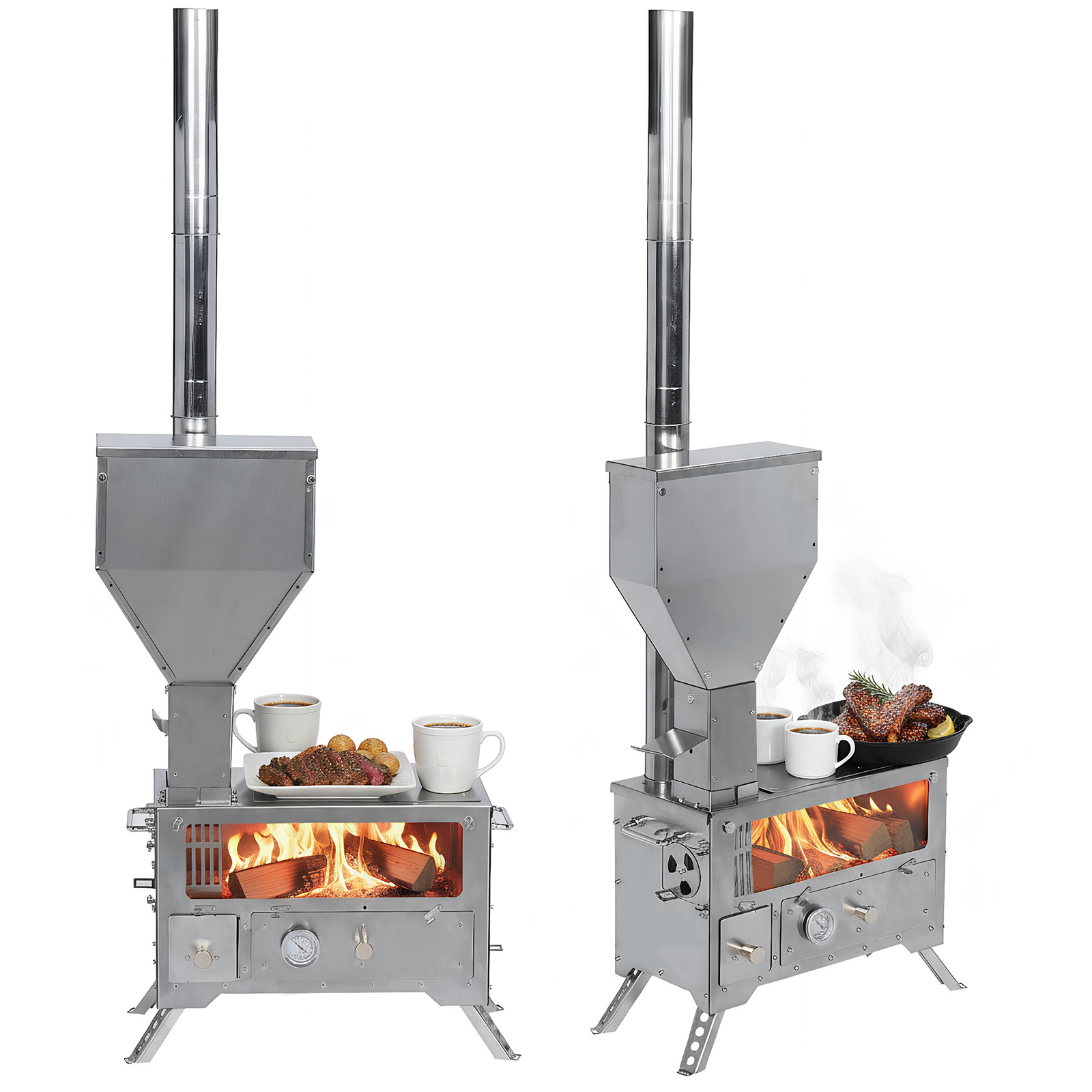Portable Wood-Burning Camp Sto – Cooking Outdoor Camping Bewertung und Preis