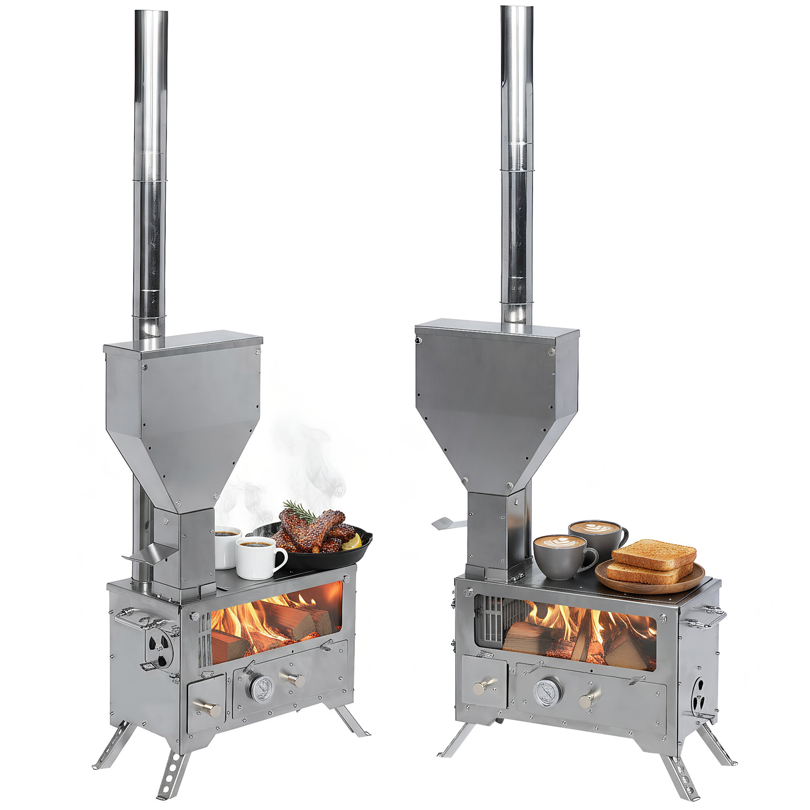 Portable Wood-Burning Camp Sto – Cooking Outdoor Camping Bewertung und Preis
