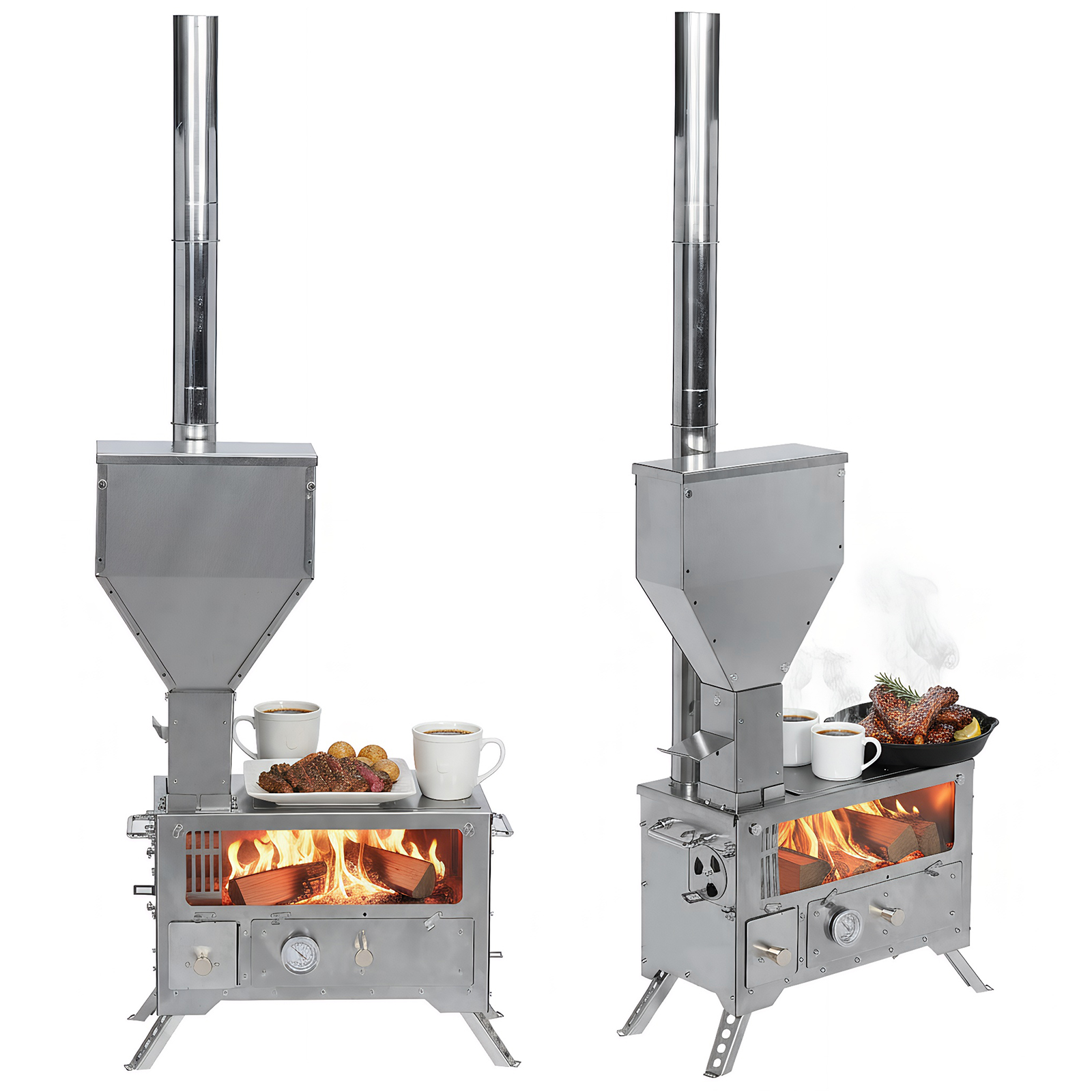 Portable Wood-Burning Camp Sto – Cooking Outdoor Camping Bewertung und Preis
