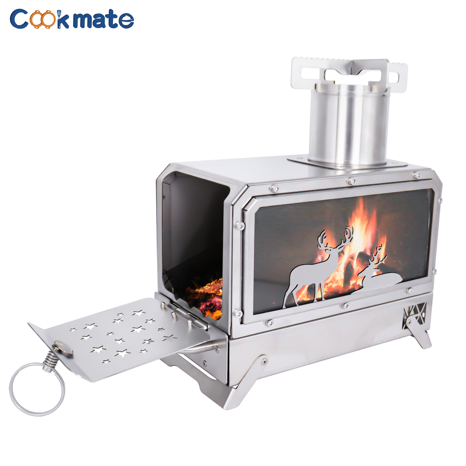 Stainless steel folding firewo – Cooking Outdoor Camping Bewertung und Preis