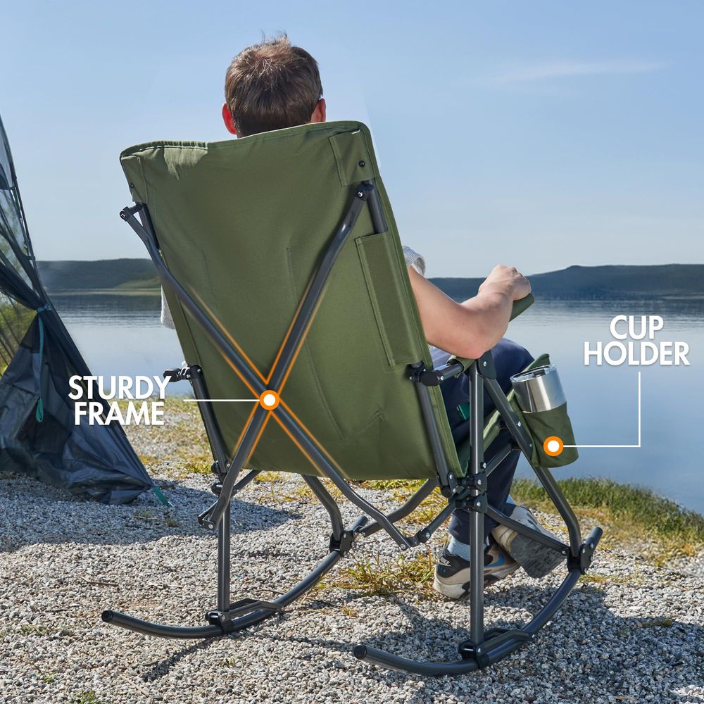 Oversized Folding Rocking Camp – Outdoor Camping Rocker Bewertung und Preis