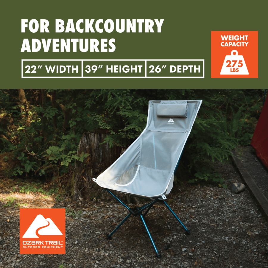 Ultra-Light Packable High Back – Outdoor Camping High Chair Bewertung und Preis