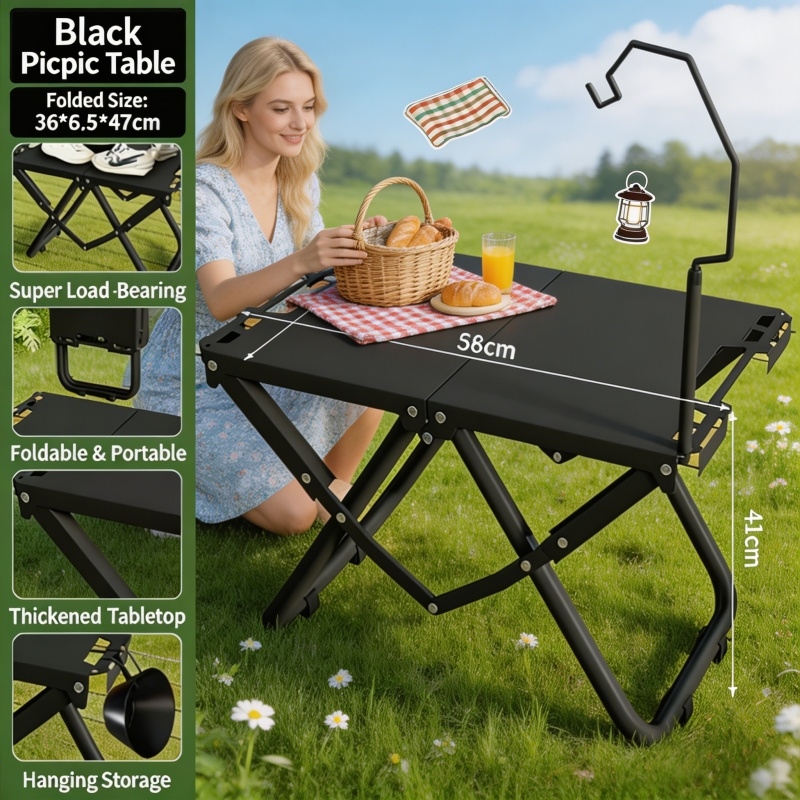 Home Household Carbon Steel Li – Outdoor Camping Table Foldable Bewertung und Preis