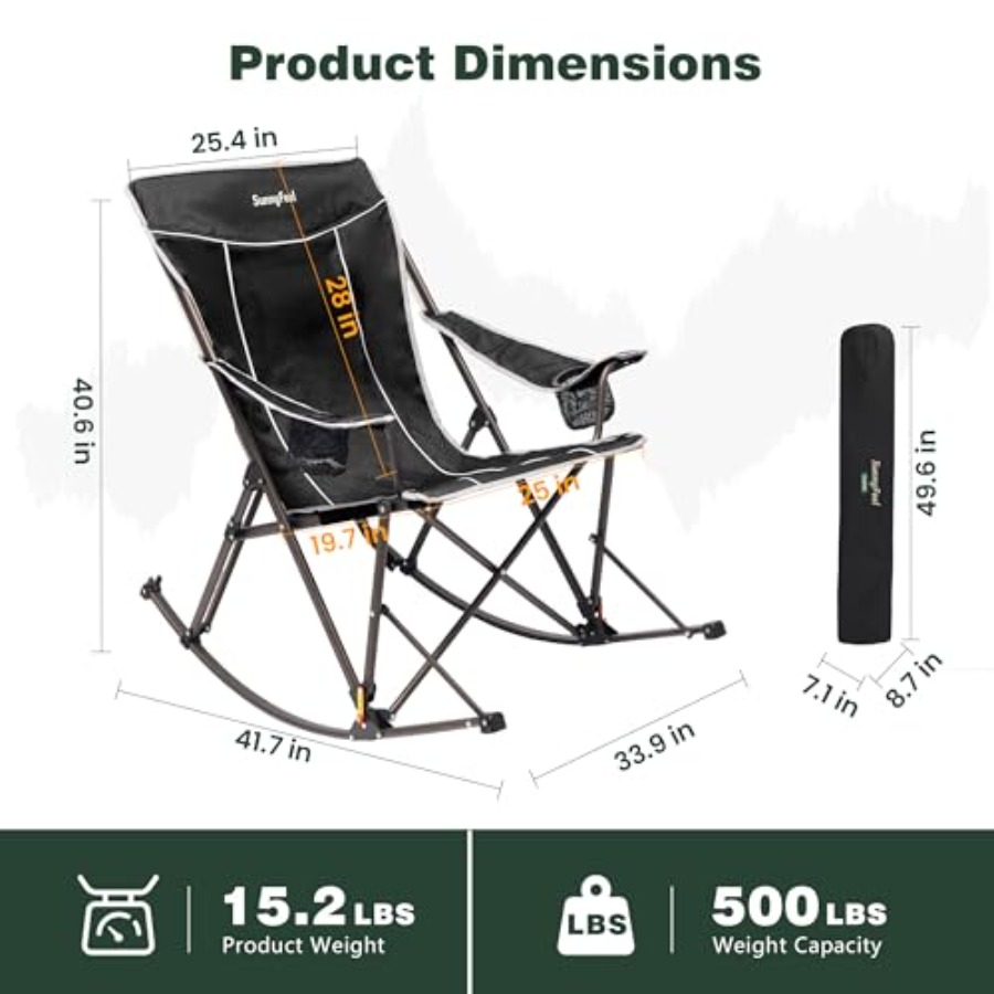 Oversized Folding Rocking Camp – Outdoor Camping Rocker Bewertung und Preis