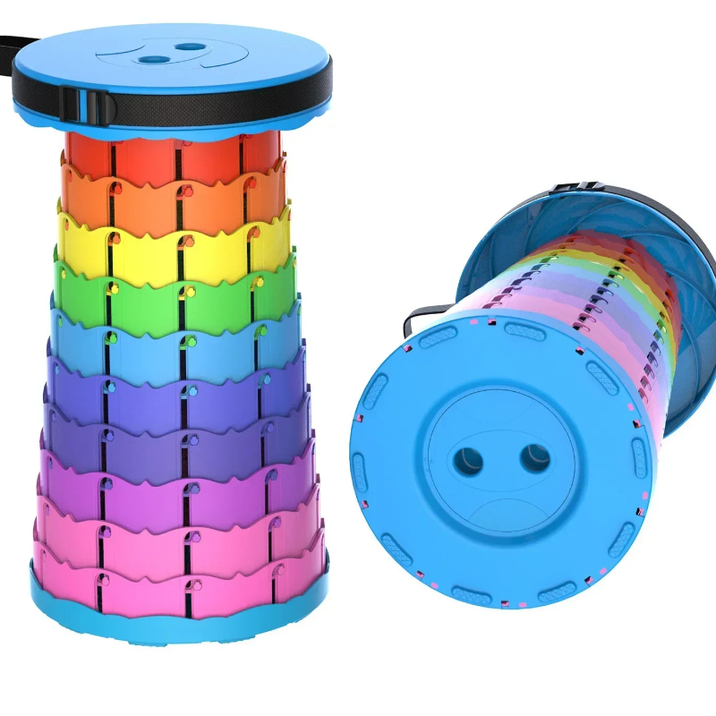 Thickened Rainbow Retractable  – Outdoor Camping High Chair Bewertung und Preis