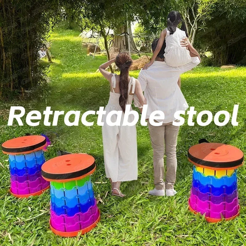 Thickened Rainbow Retractable  – Outdoor Camping High Chair Bewertung und Preis