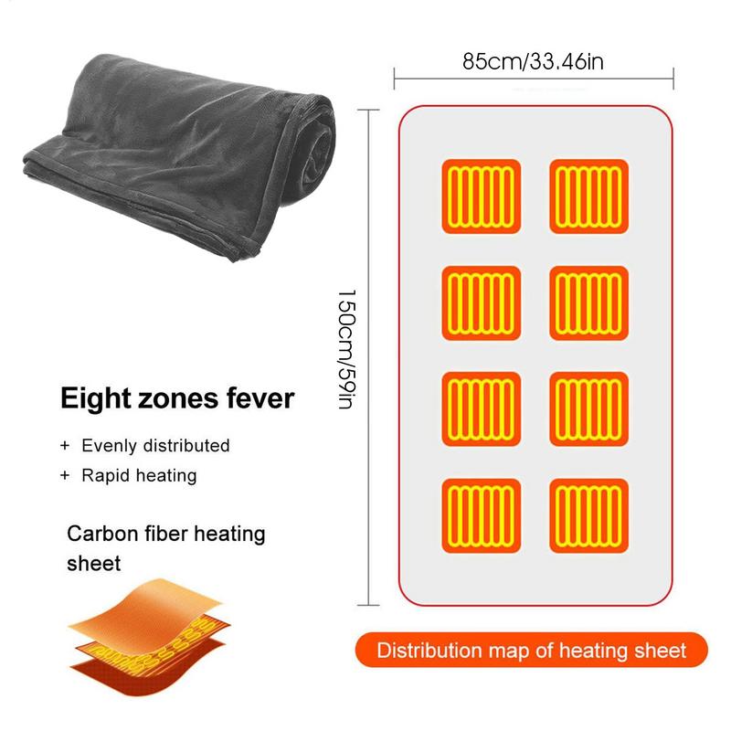 Heated Shawl Wraps Heating Ele – Outdoor Camping Heated Blanket Bewertung und Preis