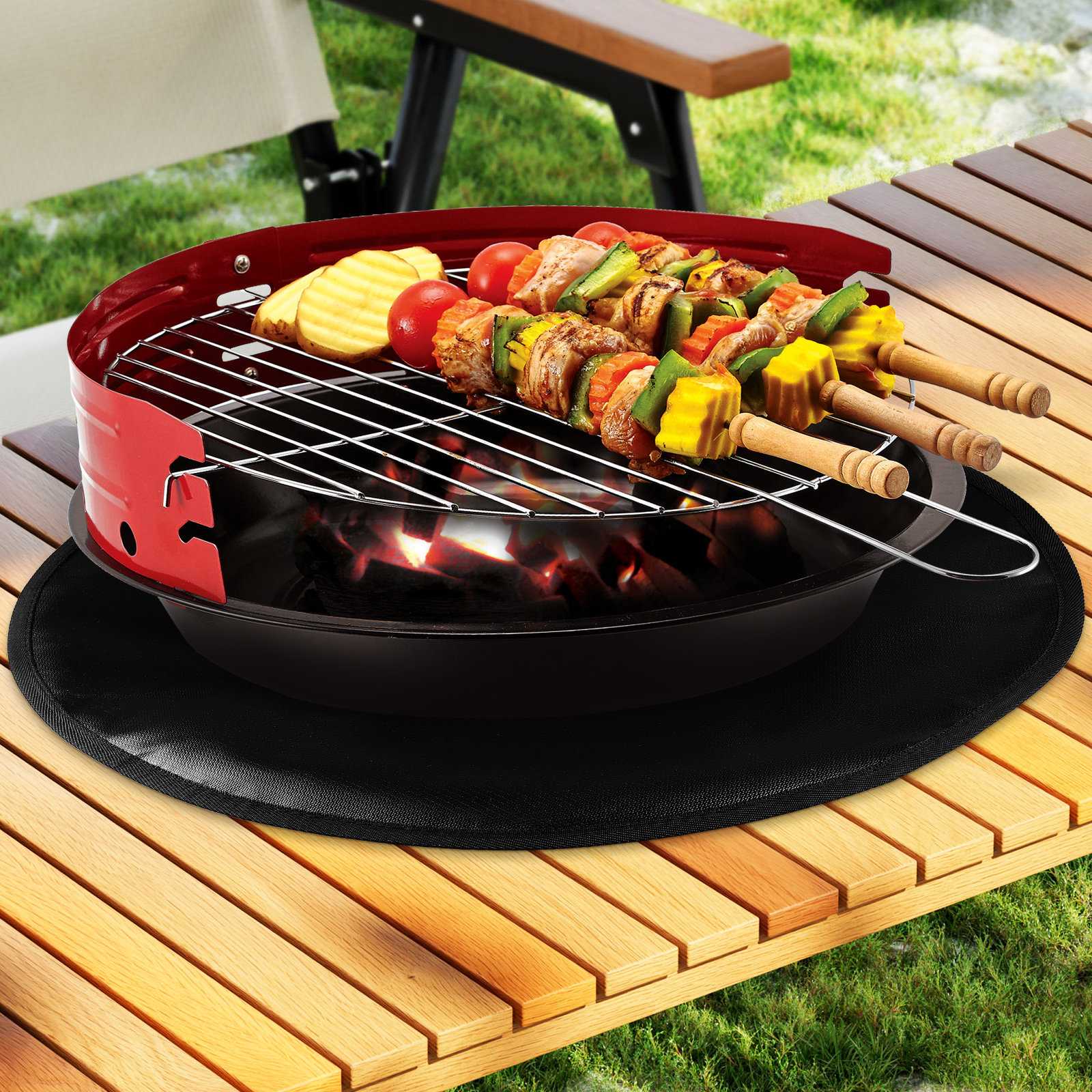 Silicone Fire Pit Mat 20 Inch  – Outdoor Gas Stove Bewertung und Preis