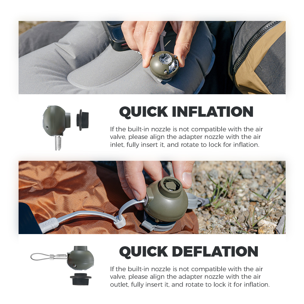 Naturehike Wind-nano Air Pump  – Outdoor Camping Rug Bewertung und Preis