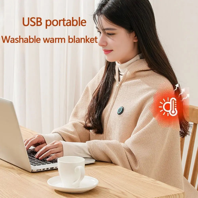 Electric Blanket Shawl USB Sin – Outdoor Camping Heated Blanket Bewertung und Preis