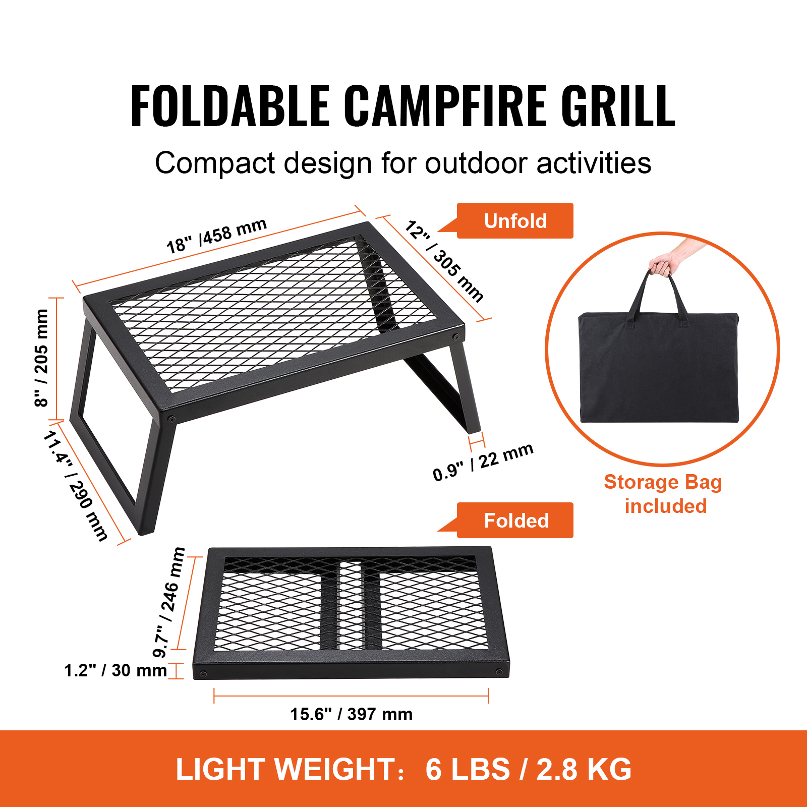 SucceBuy 18/24in Barbecue Char – Cooking Outdoor Camping Bewertung und Preis