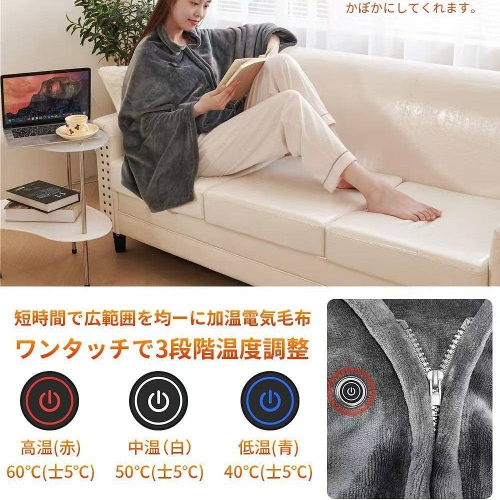 2025 NewUSB Heated Shawl Blank – Outdoor Camping Heated Blanket Bewertung und Preis