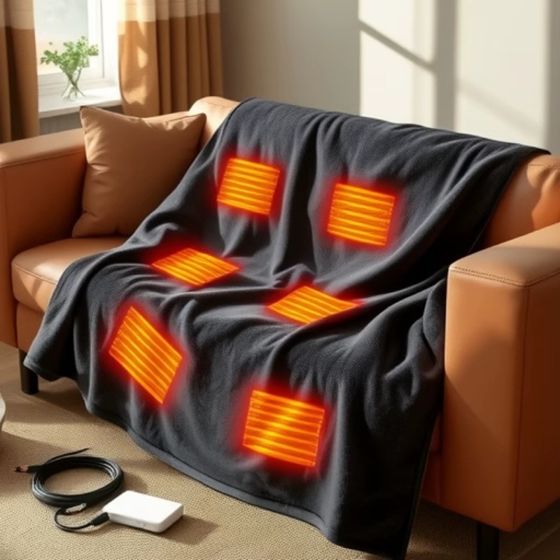 2025 NewUSB Heated Shawl Blank – Outdoor Camping Heated Blanket Bewertung und Preis