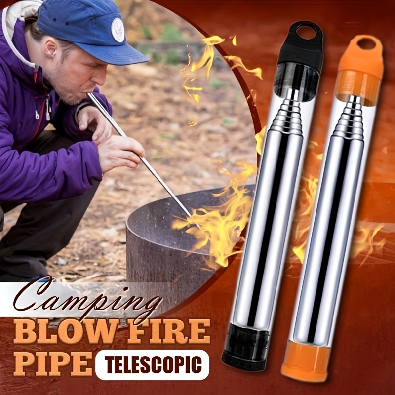 2pcs Stainless Steel Fire Blow – Travel Outdoor Camping Youtube Bewertung und Preis