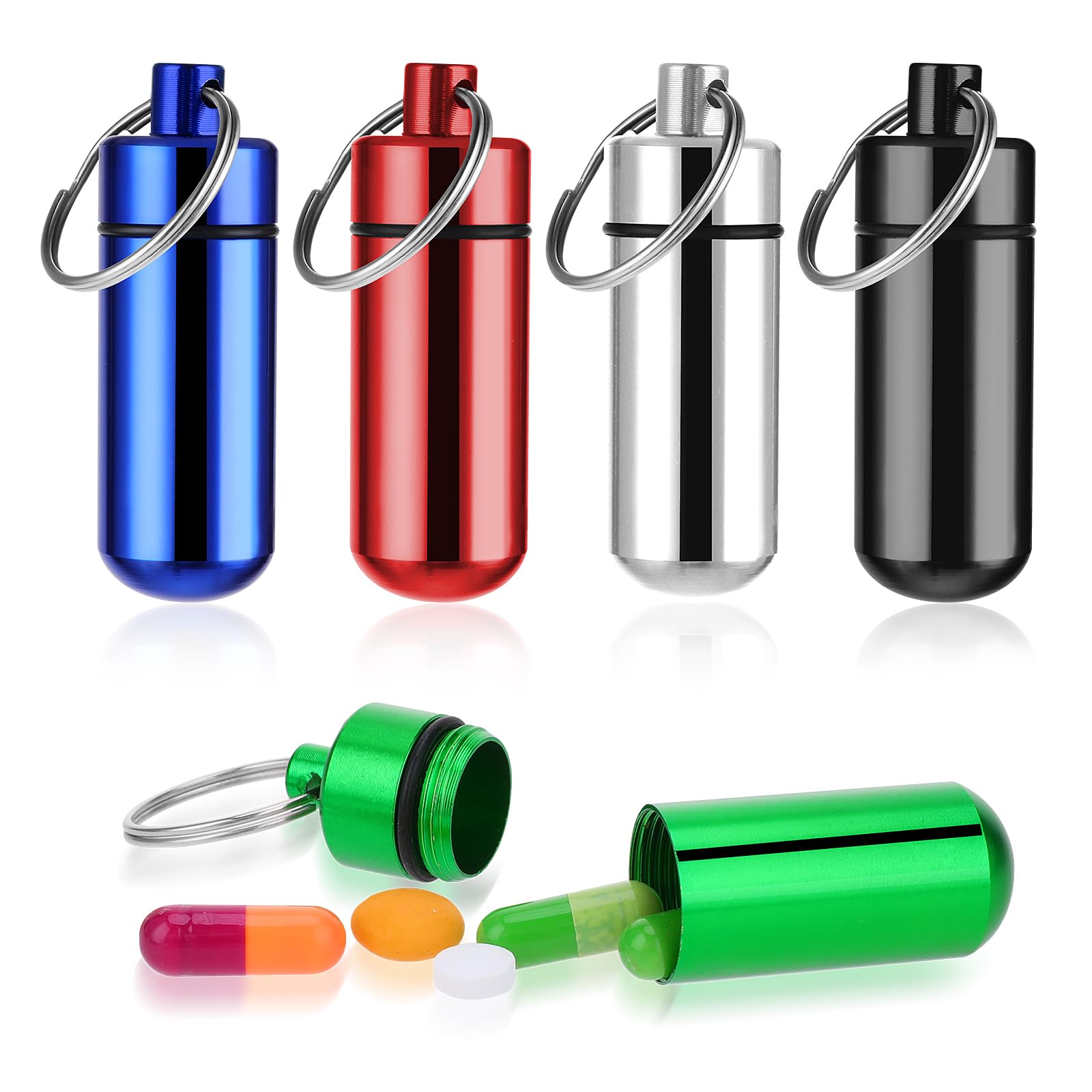 90Pcs Mini Pill Box Keychain W – Travel Outdoor Camping Youtube Bewertung und Preis