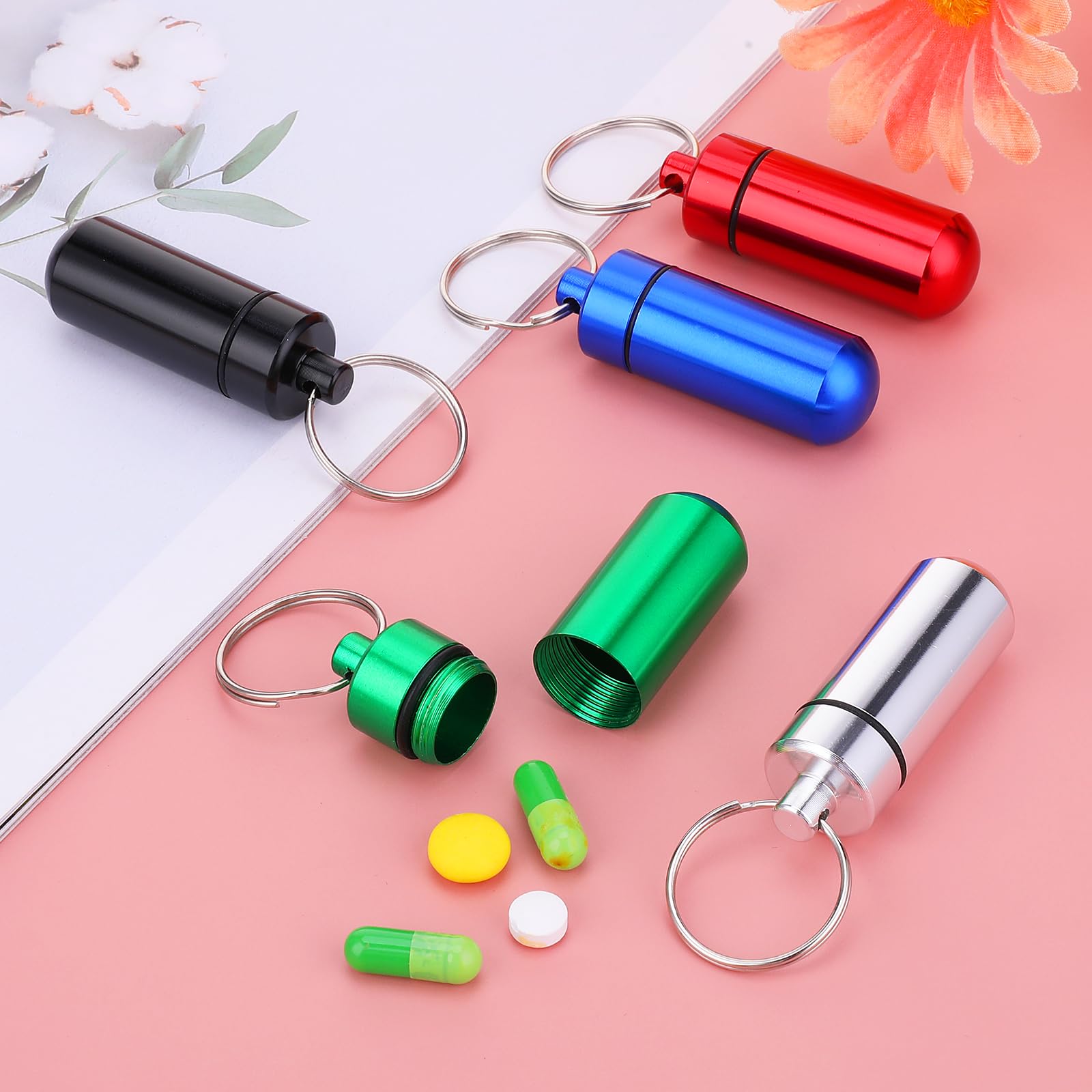 90Pcs Mini Pill Box Keychain W – Travel Outdoor Camping Youtube Bewertung und Preis