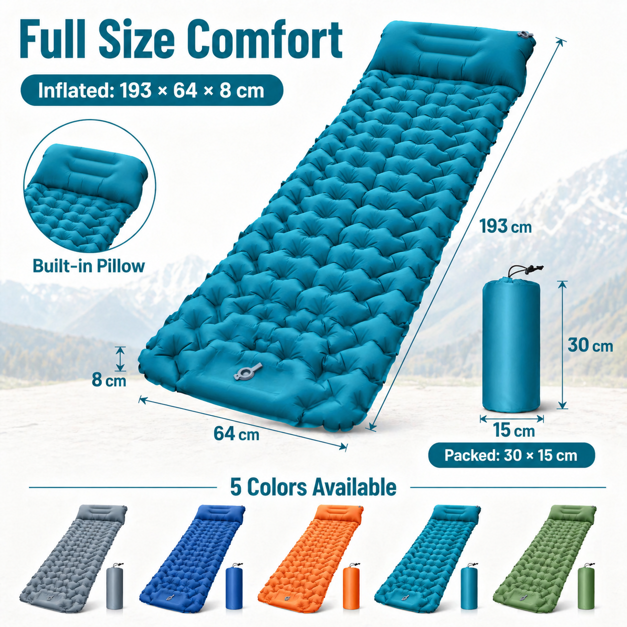Ultralight Inflatable Camping  – Outdoor Camping Rug Bewertung und Preis