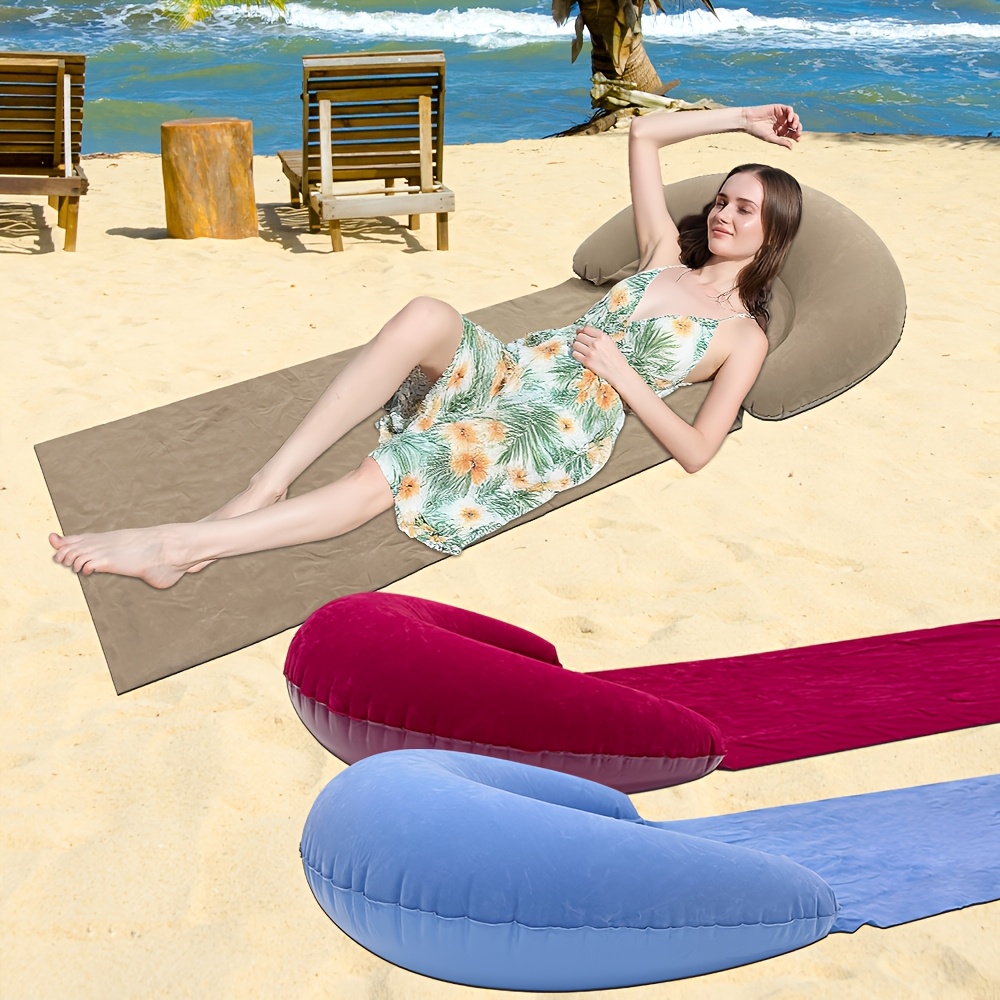 Beach Mat with Inflatable Head – Outdoor Camping Rug Bewertung und Preis