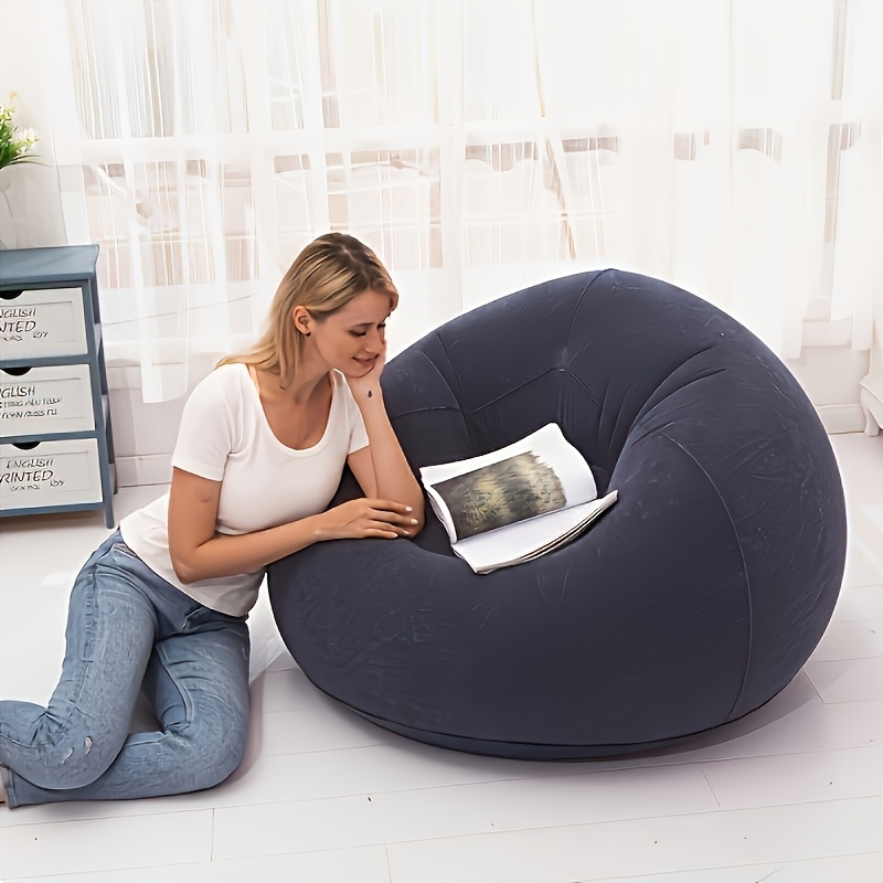 1pc Large Bean Bag Chair, Infl – Outdoor Camping Chairs Bewertung und Preis