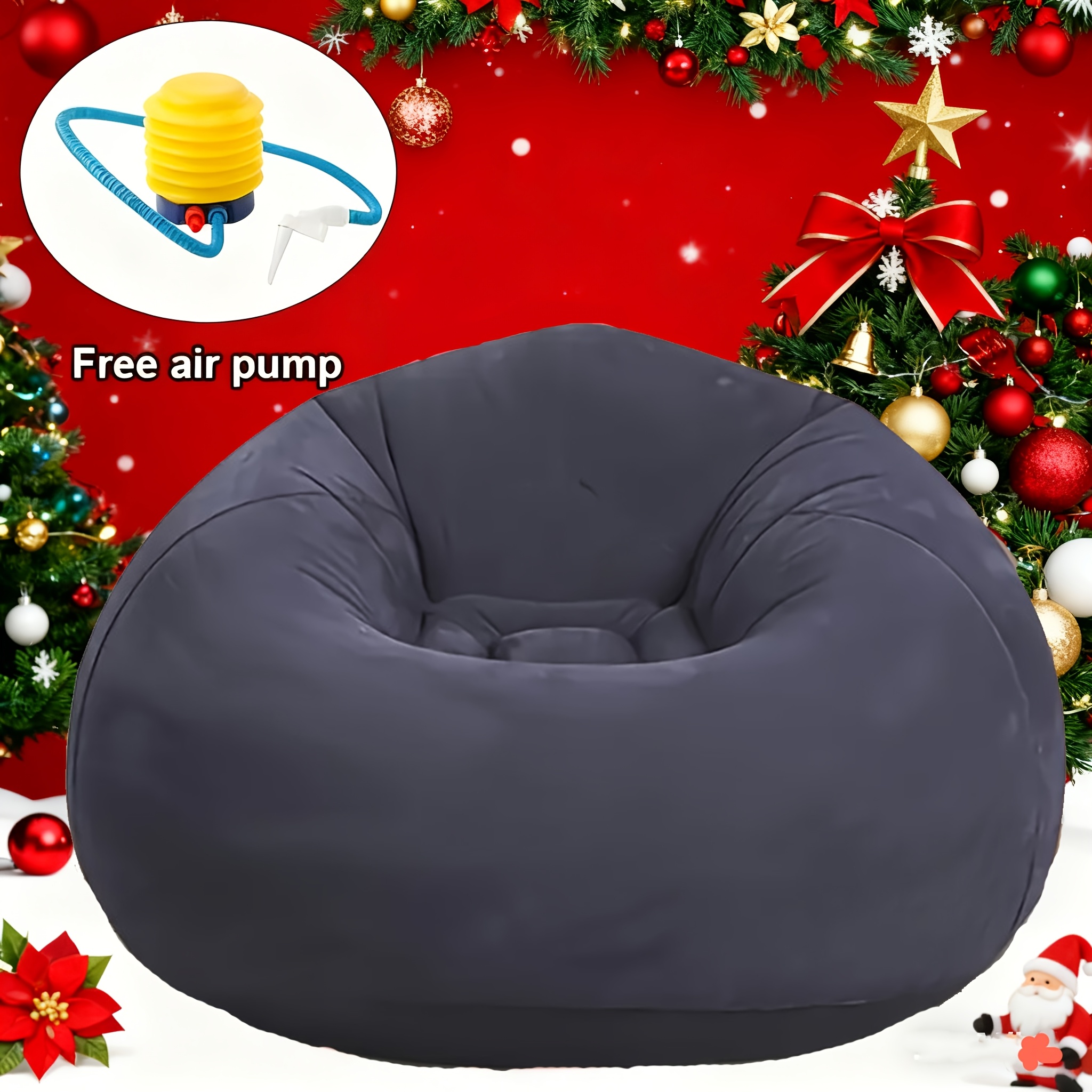1pc Large Bean Bag Chair, Infl – Outdoor Camping Chairs Bewertung und Preis