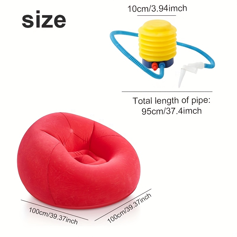 1pc Large Bean Bag Chair, Infl – Outdoor Camping Chairs Bewertung und Preis