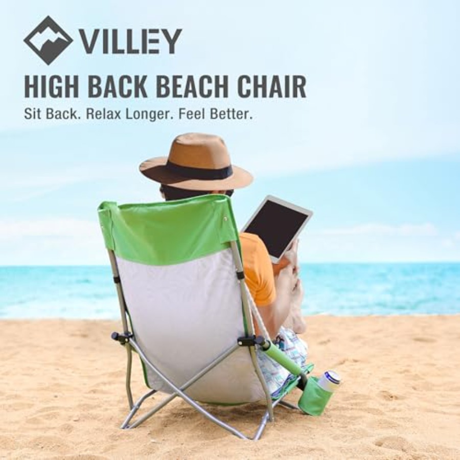 Low Beach Chairs for Adults 2  – Outdoor Camping High Chair Bewertung und Preis
