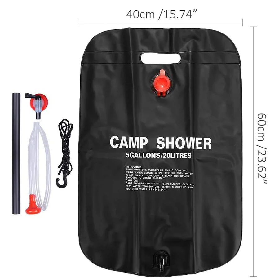 20/40L Camping foldable Solar  – Outdoor Camping Hot Water Shower Bewertung und Preis